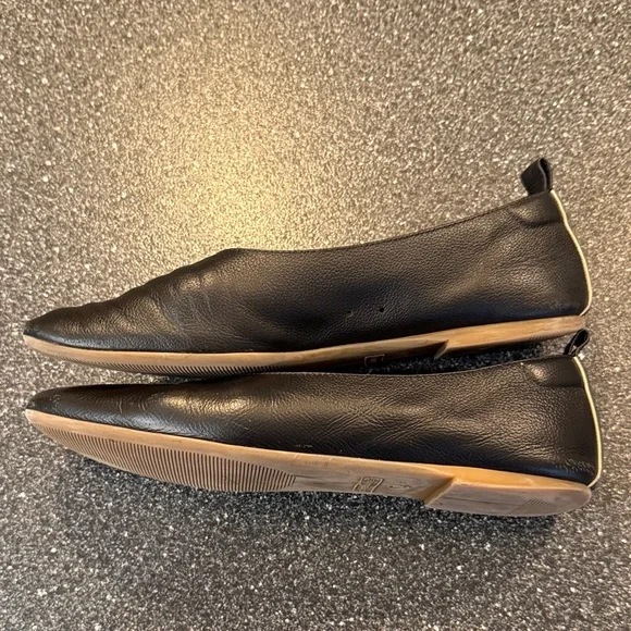 Everlane the Day Glove Black Leather Ballet Flats - size 8 - Picture 4 of 8